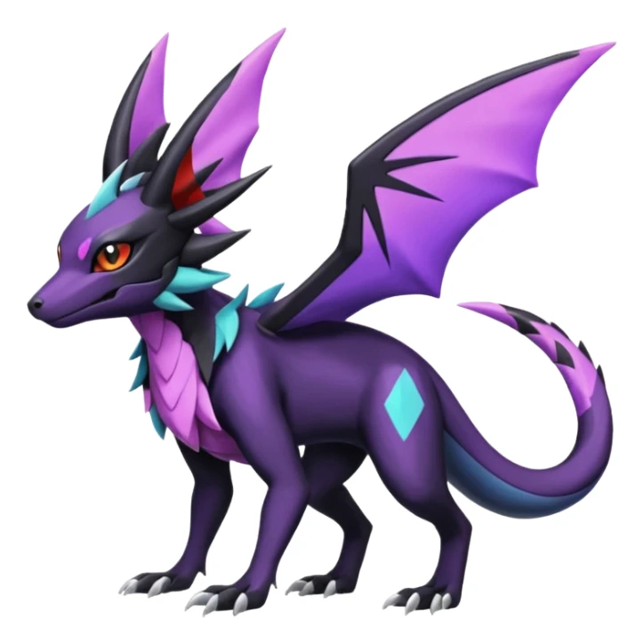 Salandit-Noivern-Nargacuga-Umbreon-Silvally-fusion (full body) sticker