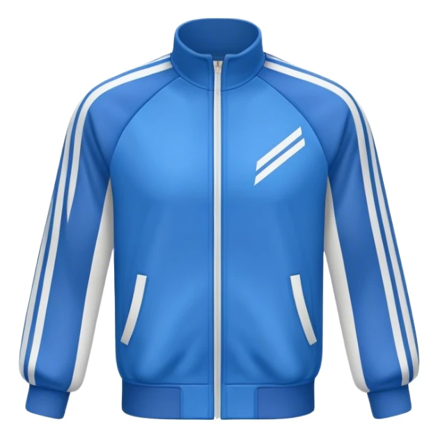 retro track jacket sticker