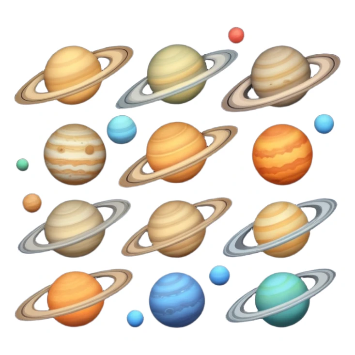 Aline all the planets in a straight line 8 only sticker