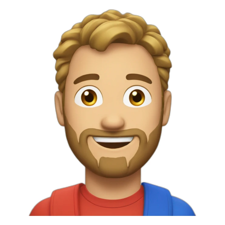 Tibo inshape le youtubeur français faisant son introduction de vidéos sticker