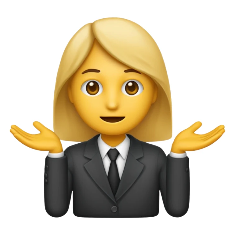 Emoji that represents a workflow reaction for "No Fraud Suspected" using words or a single image without faces sticker