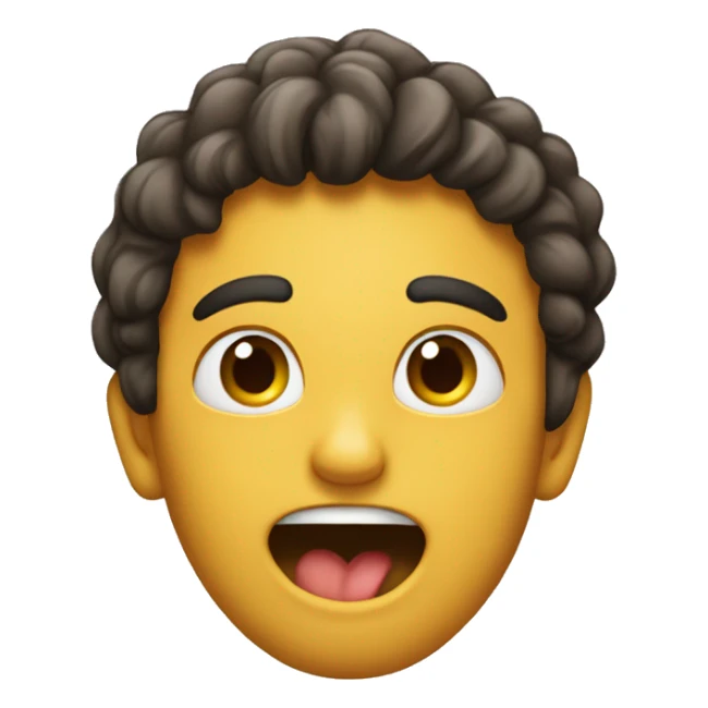 Emoji enamorado sacando la lengua  sticker