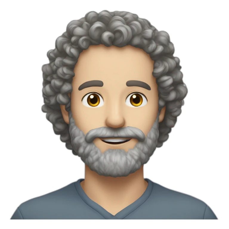 irish solo gp vc investor curly hair beard sticker