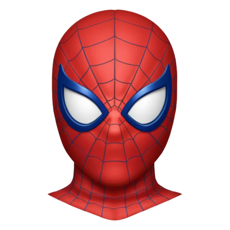 Spider man only face sticker