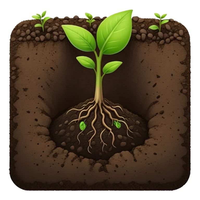 A coupon code planted in the ground with a seedling growing out of it sticker