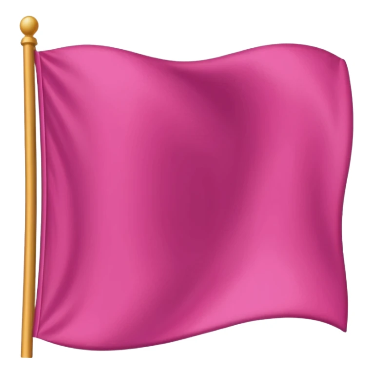 Pink flag sticker