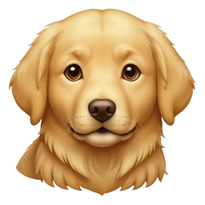 Golden long hair Labrador  sticker