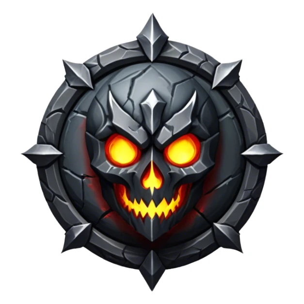 dark soul stone of chaos emblem sticker