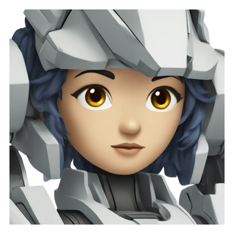 Thick Mecha Gundam Woman sticker