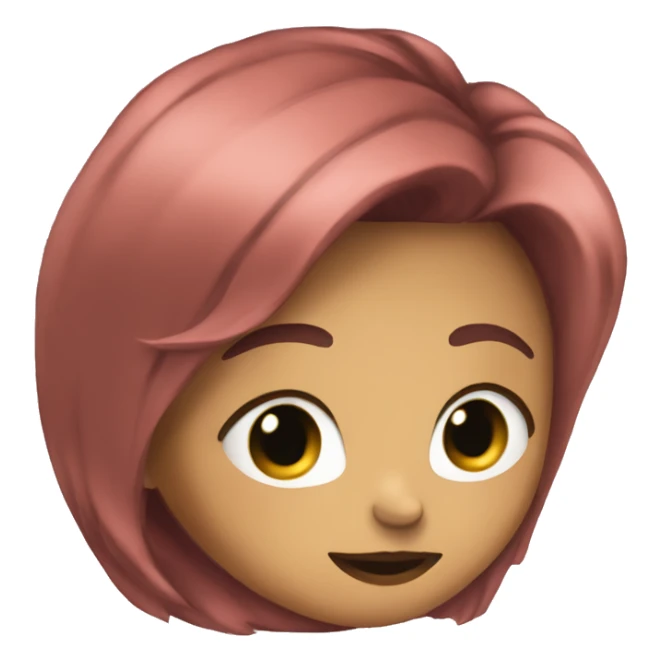 sigma female showing off jawline wit poke ey sticker