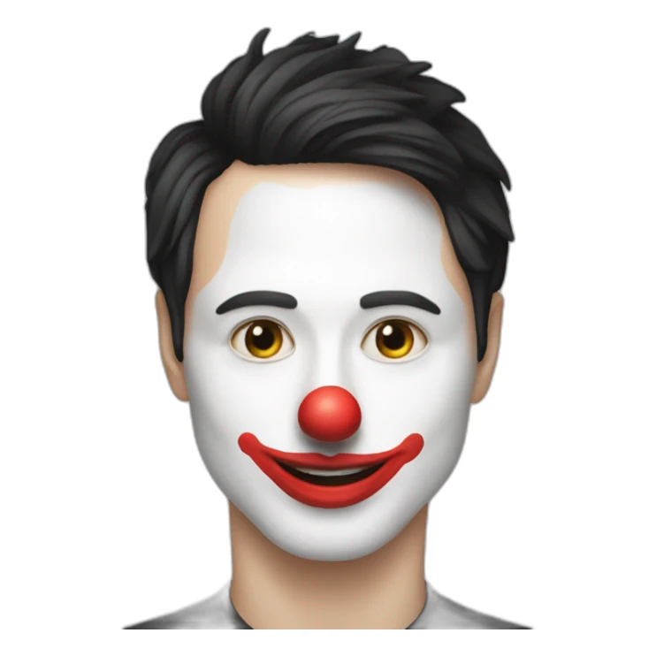 Pavel Durov in a clown mask sticker