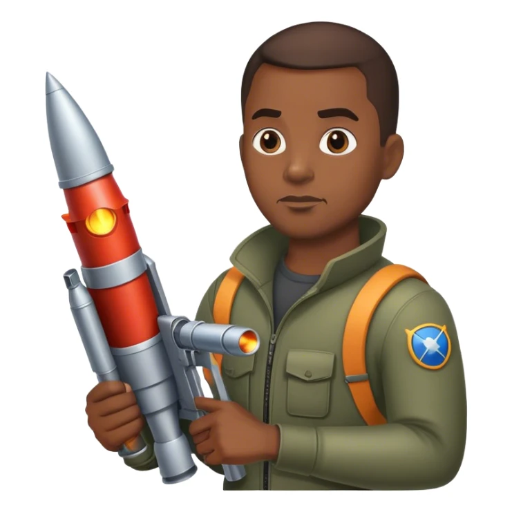 a nigga with a rocket launcher sticker