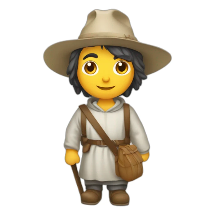 Peregrino camino santiago sticker