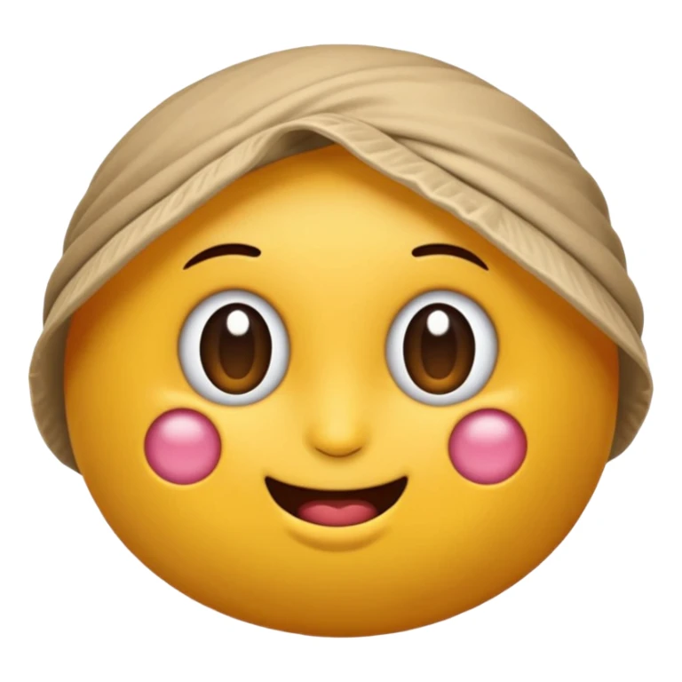 Emoji Sigma con una mandíbula muy marcada y con una ceja levantada y la otra abajo sticker