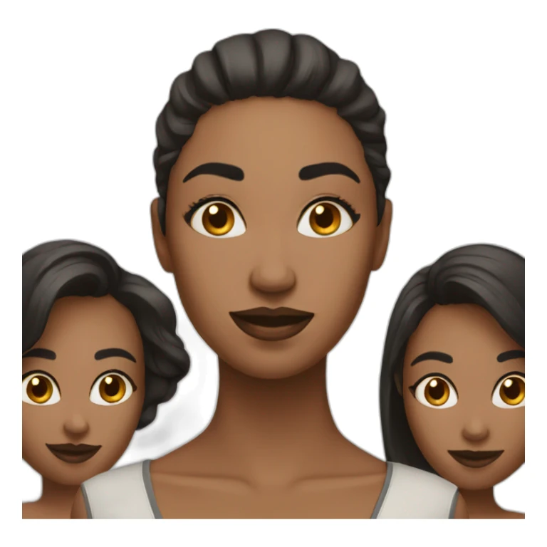 group of 3 beautiful women  sticker