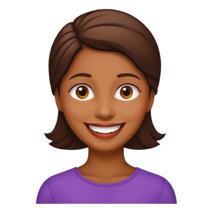 Woman with no teeth sticker