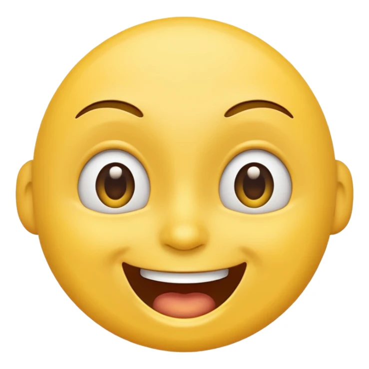 emogy showing excited face sticker