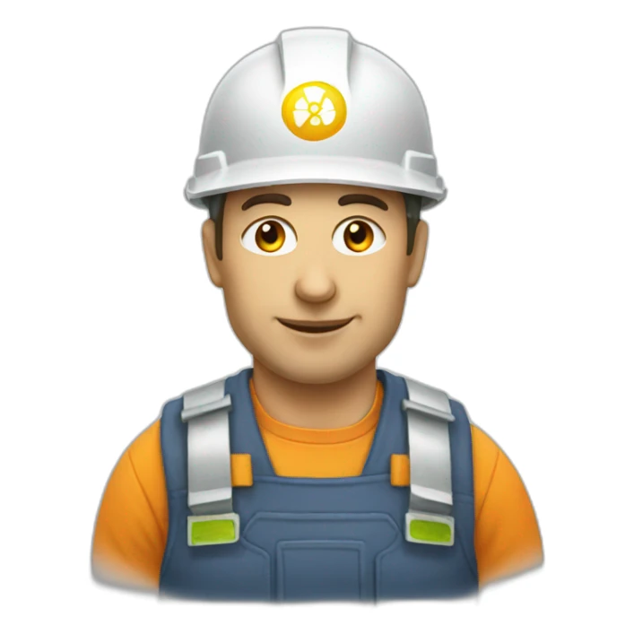 nuclear plant worker in Russia sticker