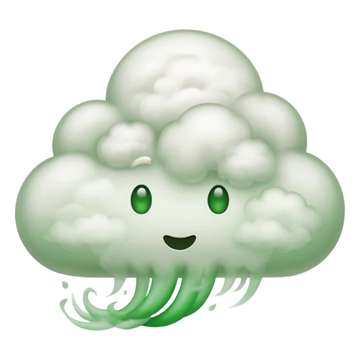 Boodihole smelly and ugly  white and green smoke  sticker