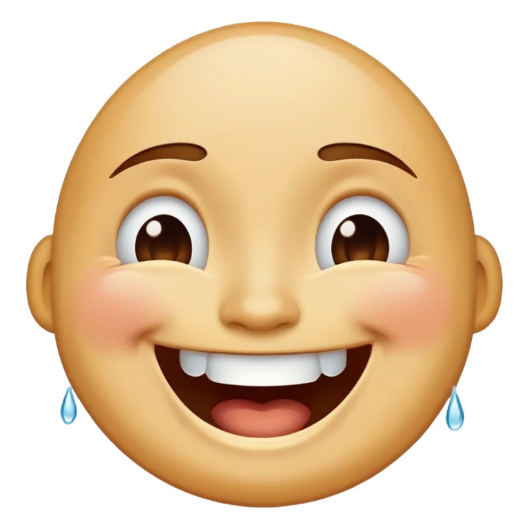 laughing face with tears of joy sticker