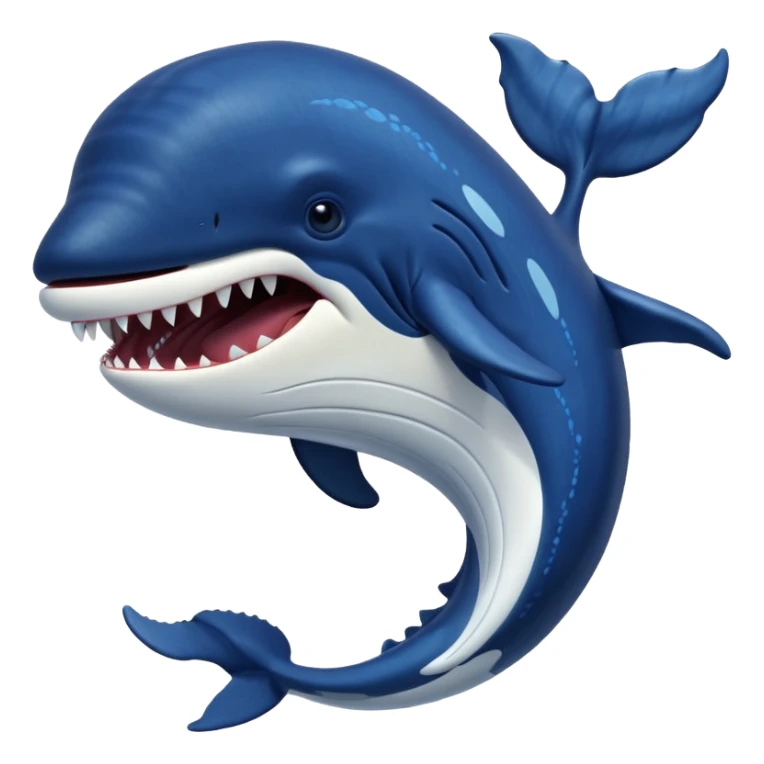 A biblical illustration of the whale that swallowed jonah sticker