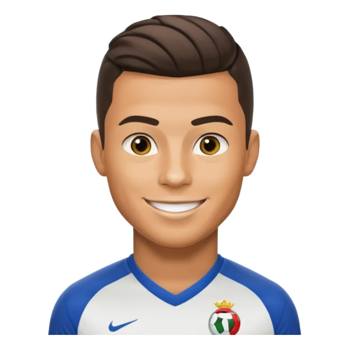 Cristiano Ronaldo football emojis sticker