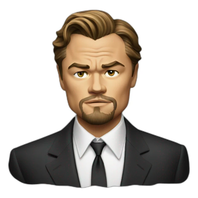Leonardo DiCaprio in smoking sticker