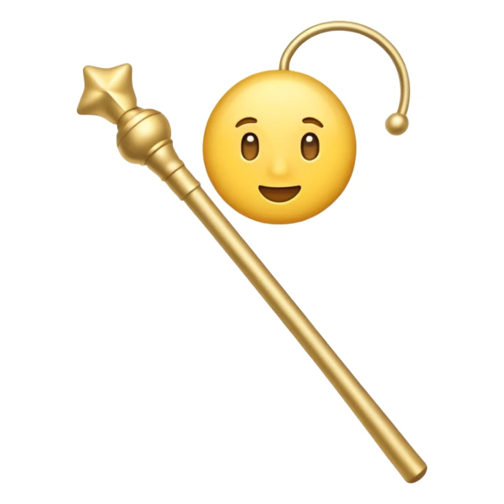 Crea a baton twirling emoji  sticker