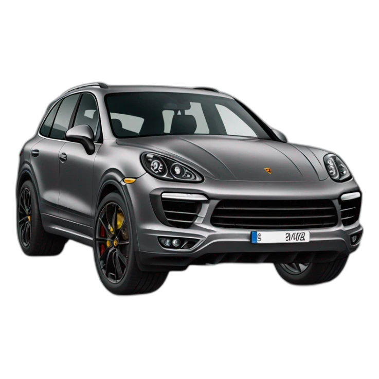 Porsche Cayenne Gris Nardo Tubo GT sticker