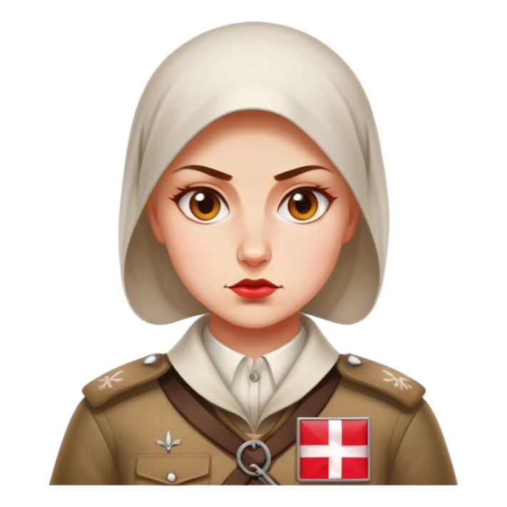 polish patriot woman nationalist sticker