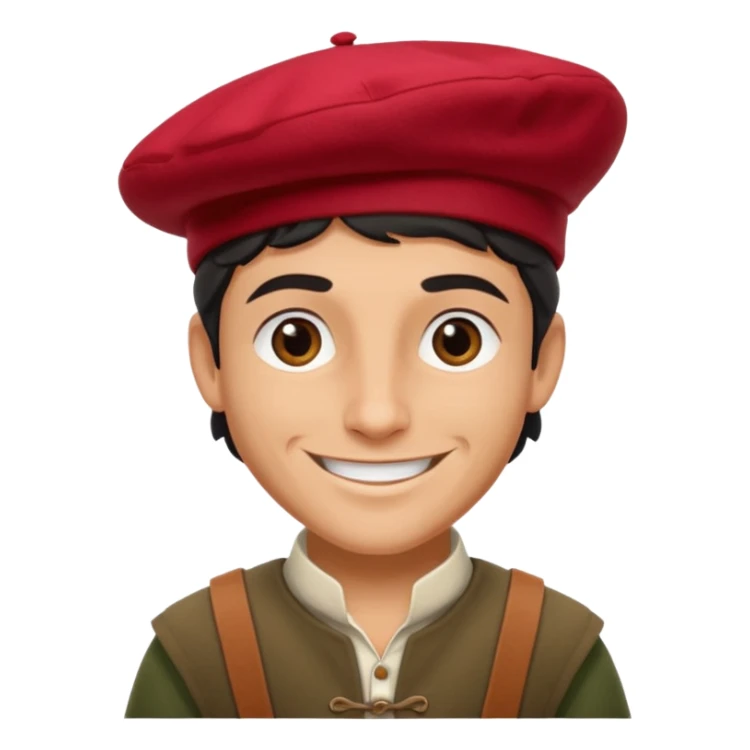 MITOLOGICAL CARACTER OF THE BASQUE COUNTRY OLENTZERO, sticker