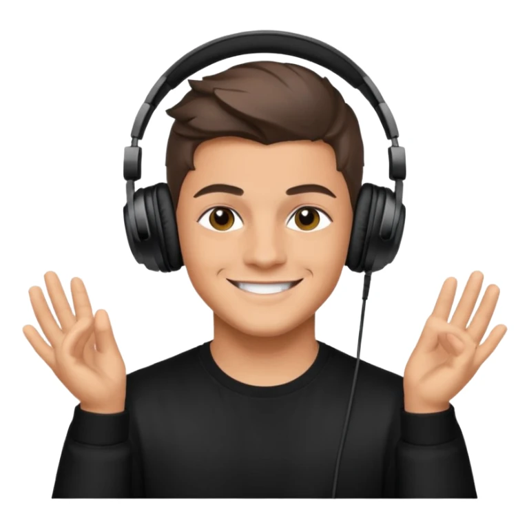 DJ Martin Garrix playing Music sticker
