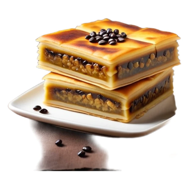 martabak manis-cinematic-realistic-martabak manis-dish-emoji,-depicted-as-a-single,-square-slice-of-sweet,-thick-martabak manis-with-a-rich,-indulgent-filling,-rendered-with-detailed-textures-and-vibrant,-appetizing-lighting sticker