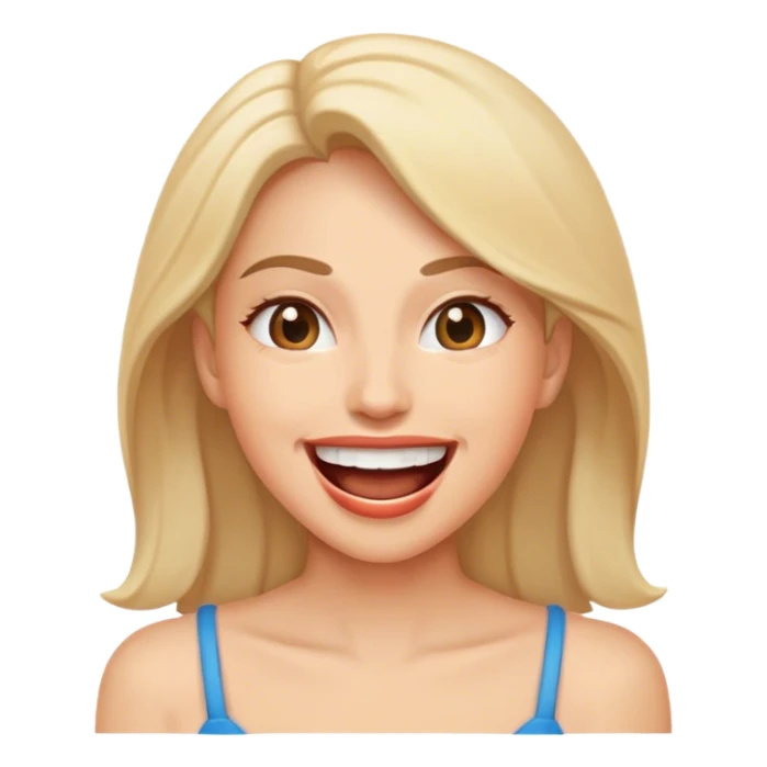 woman emoji open mout sticker