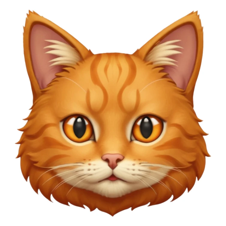 cat head, orange, from puss in boots sticker