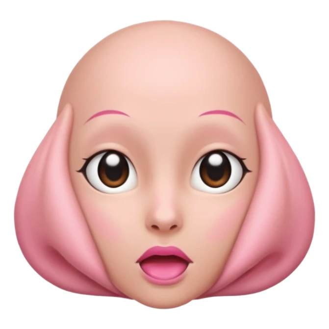 shaved vagina sticker