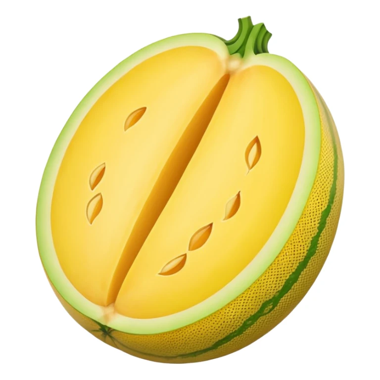 canary melon whole yellow color  sticker