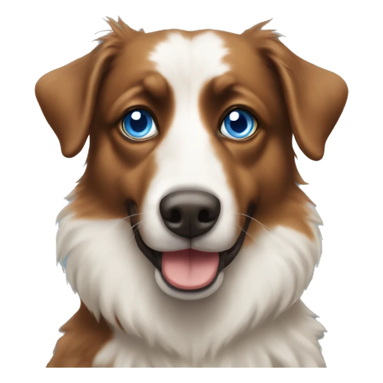 Berger australien blue eye and Brown eye sticker