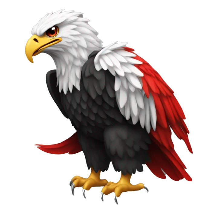 the albanian eagle from the albanian flag sticker