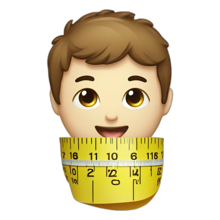 WEIGHT LOSS TAPE MEASURE sticker