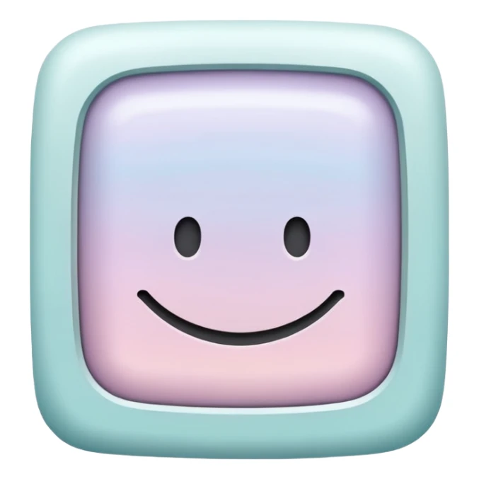 a square, no curved borders in which is good written in it also fill the background with pastel blue color sticker