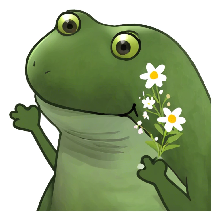 Lungs with flowers growing out of it sticker