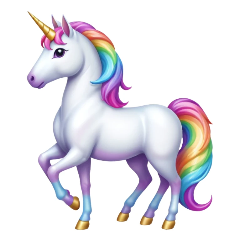 Unicornio sexy y colorido sticker