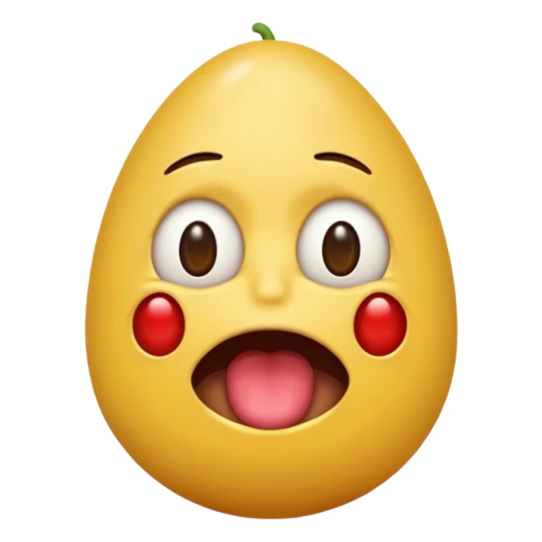 The crying 😭 emoji with the eggplanthh 🍆 emoji under its mouth sticker
