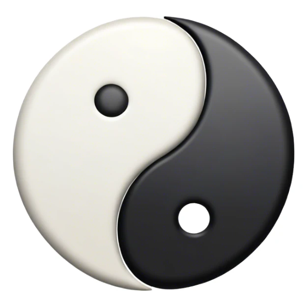 El yin y el yang sticker