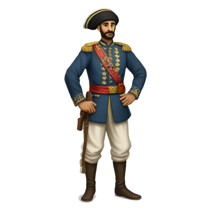 A full-length recruit of the Ottoman Empire sticker