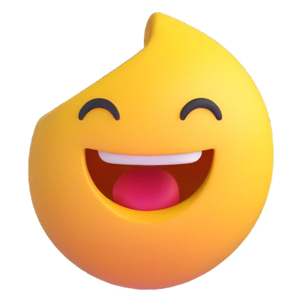 The Opening in 3D emoji style sticker