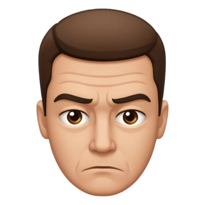 men no moves hand, suspicious eyebrow sticker