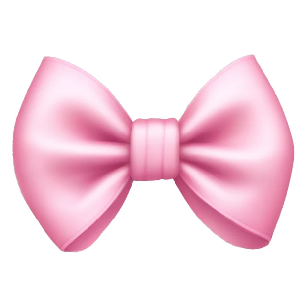 baby pink bow sticker