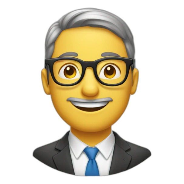 Lunettes, avec une plus grande que l’autre sticker